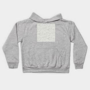 Gray Raindrops Kids Hoodie